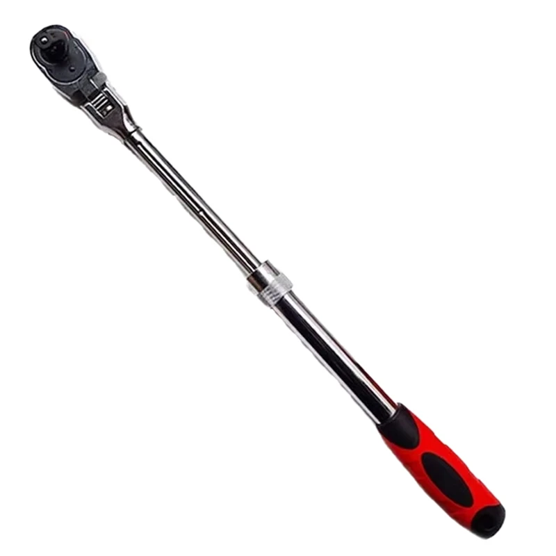 B28C-72-Tooth Carbon Steel Retractable Ratchet Wrench Automatic Quick Release Spanner Multifunctional Hand Tool