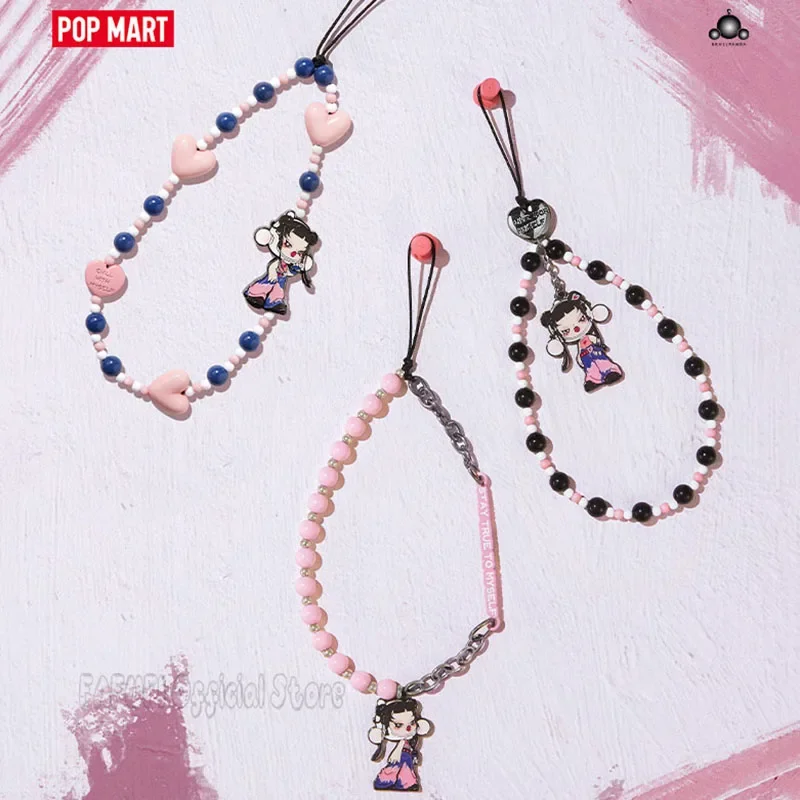 

POP MART SKULLPANDA CHEERS TO MYSELF Series Ремешок для мобильного телефона Слепая коробка-сюрприз Mystery Box Милая аниме-фигурка