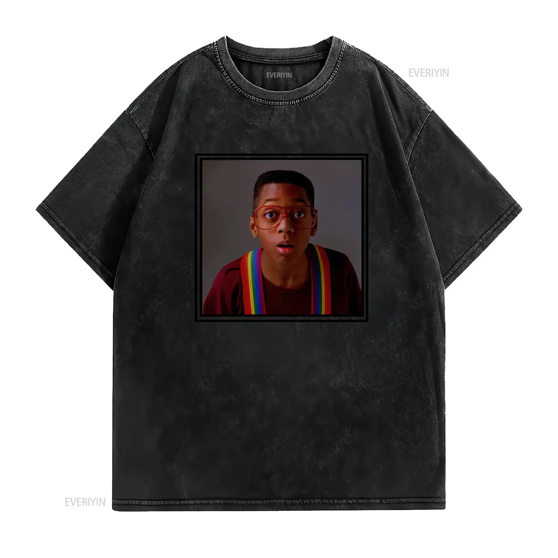 New T Shirt STEVE URKEL Family Matters Great Close up with Rainbow Suspenders TGIF Television 80s 90s Pick Size S 2XL vintage