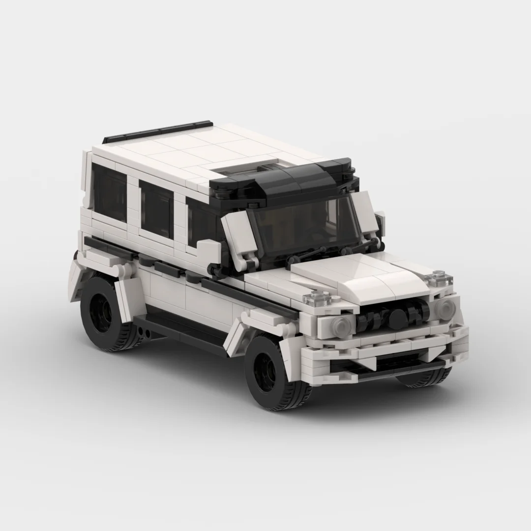 Benz G63 Maisha Sharp Racing Car Set Quick Champion Driver Креативная строительная игрушка для гаража Идеальный подарок для м...