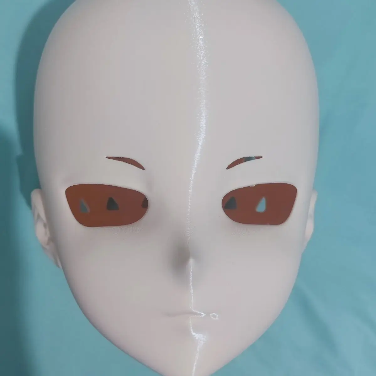 3DPrinting Kigurumi Half Head Lock Animation Role-playing Accessories 3DHead Shell Props Anime Show Real People Wear