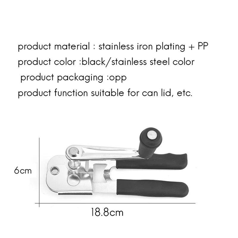 Multifunctional Professional Can Manual Can Opener Craft Beer Grip Can Opener Bottle Opener Kitchen Gadgets