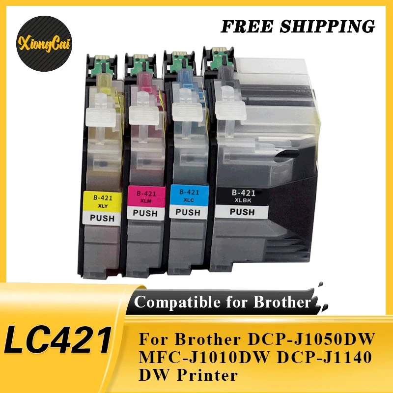 

Совместимый картридж большой емкости 421XL для принтера Brother DCP-J1050DW MFC-J1010DW DCP-J1140DW