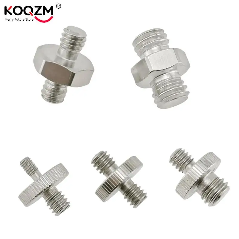 1/4 Inch Double Male Screw Adapter 1/4