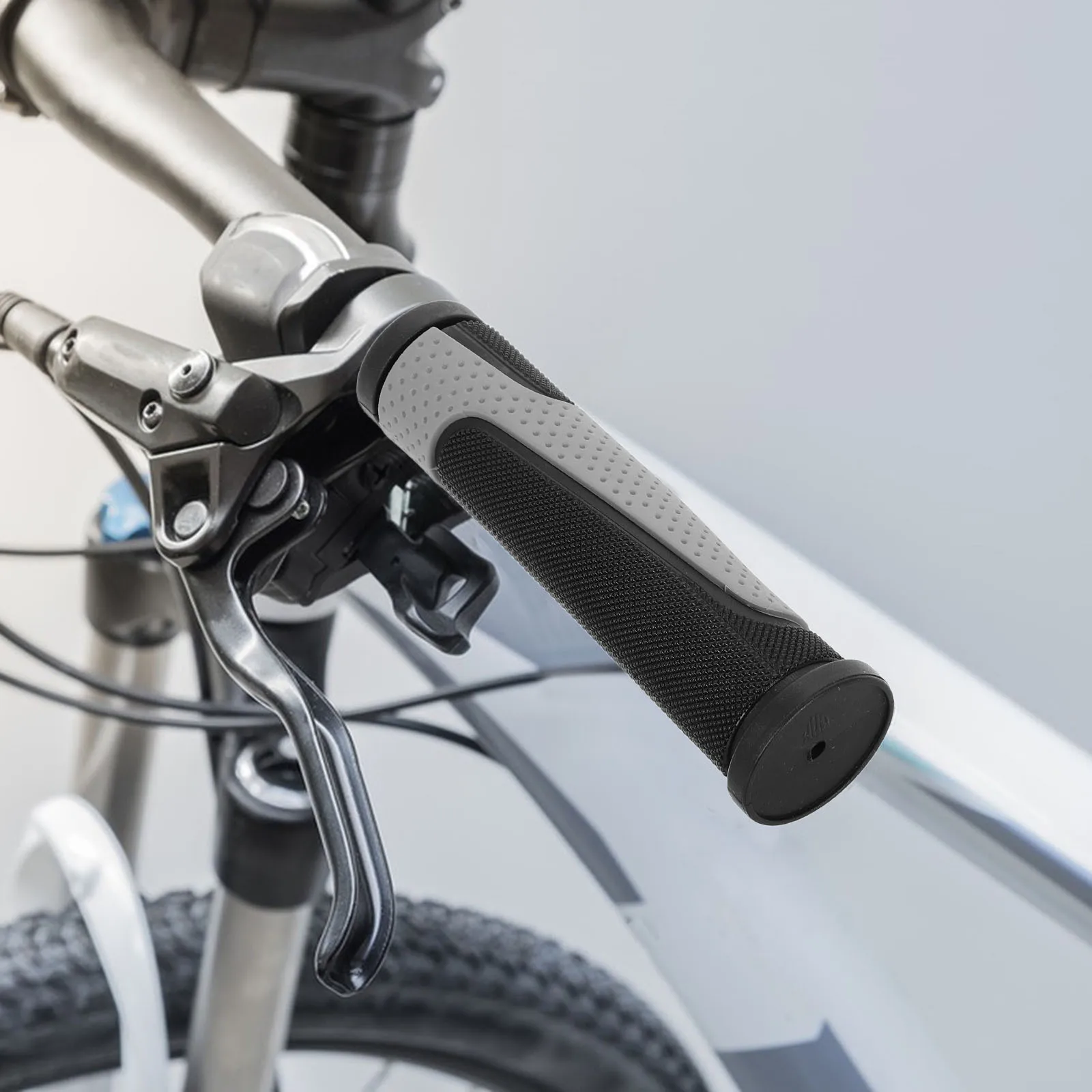 1Pair Comfortable Soft PVC Mountain Bike Handle Grips Antislip Design Versatile Use Easy Installation Mountain Bike Handle Grips