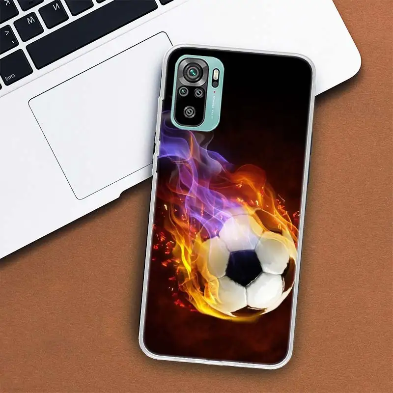 Football soccer ball design Phone Case For Xiaomi Redmi 12 12C 10 10C 10A 9T 9C 9A 9 8 8A 7 7A 6 6A K20 K30 K40 Pro S2 Fundas