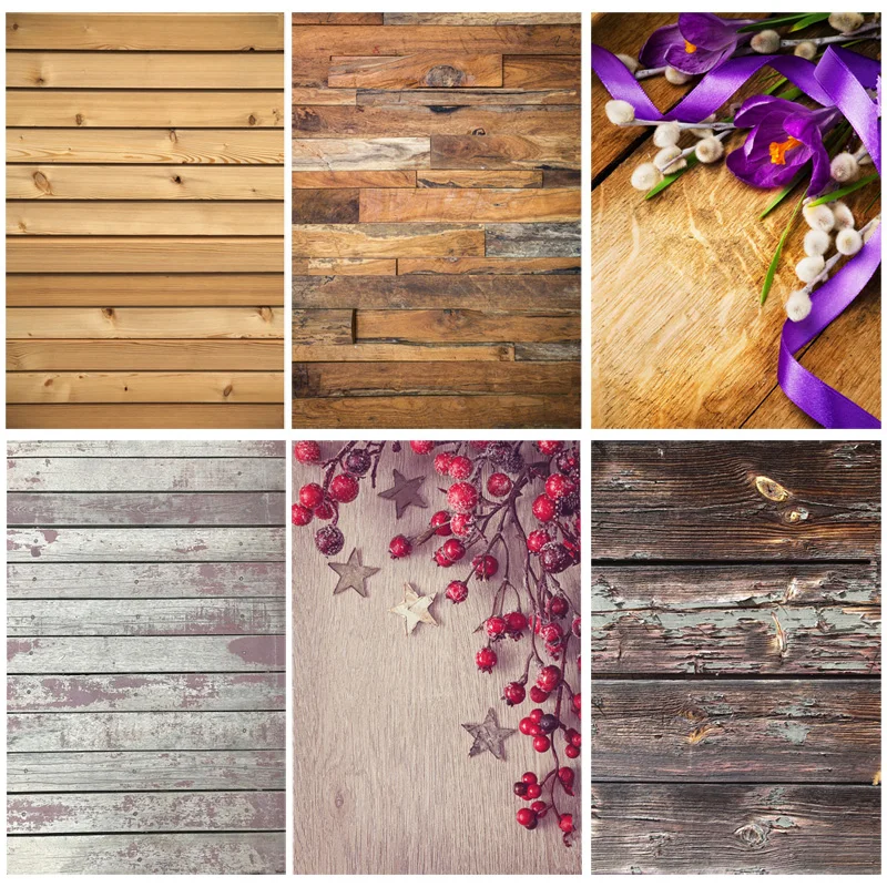 Photorealistic Fabric Photography Backdrops Prop Wooden Planks Theme Photography Background 200526SR-01