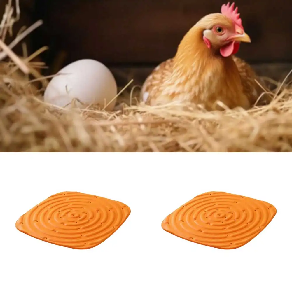 2/4/6/8pcs Washable Nesting Pads Chicken Nesting Boxes Chicken Bedding For Chicken Coop= Reusable & Improves Eggs Production