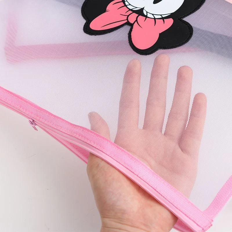 Disney Mickey A4 File Bag Large Capacity Large Zipper Student Subject Classification Thickened Portable Homework Test Paper Bag