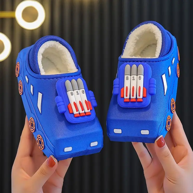 

Men Women Warm Plush Lined Cotton Slippers Thick Indoor Non Slip House Shoes Multiple Colors Wholesale Bulk