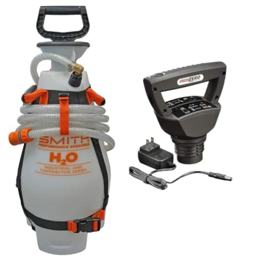 

190552 3-галлонный резервуар для воды для буровых установок и насосов Zero Technology, насос для садового опрыскивателя, головка насоса и зарядное устройство (только)