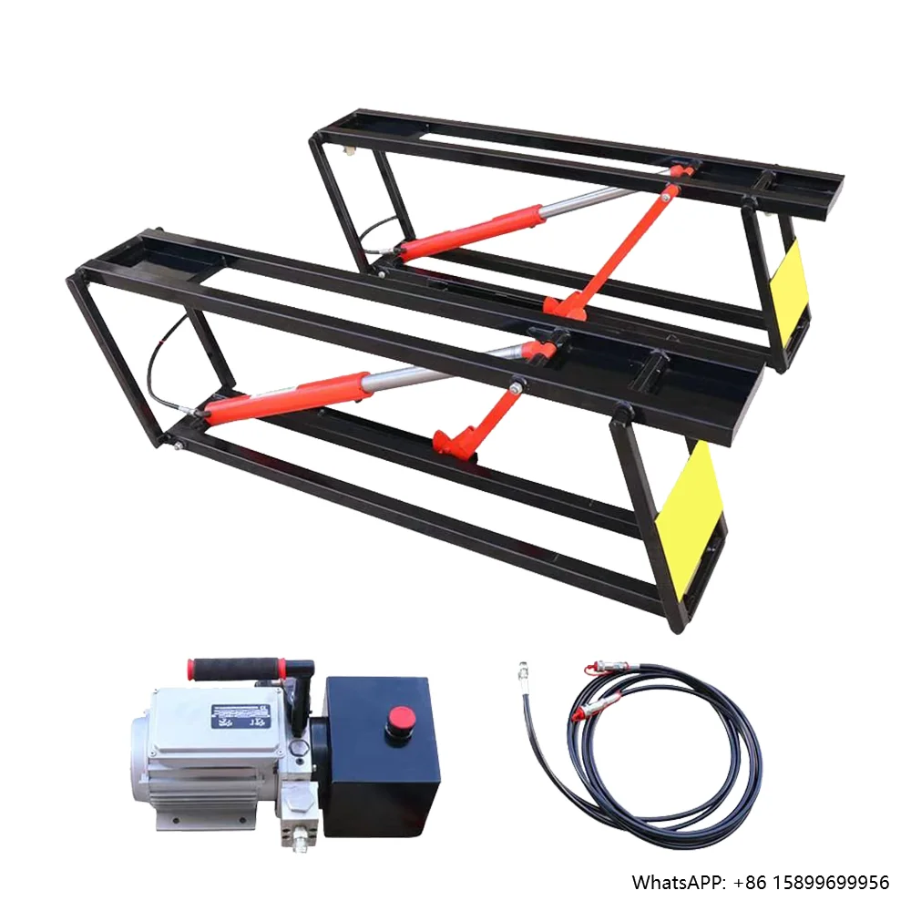 

Portable 2.8T Single Post Hydraulic Auto Lifter Mini Scissor Car Lifts for Quick Vehicle Repair in Home Garage Movable Design