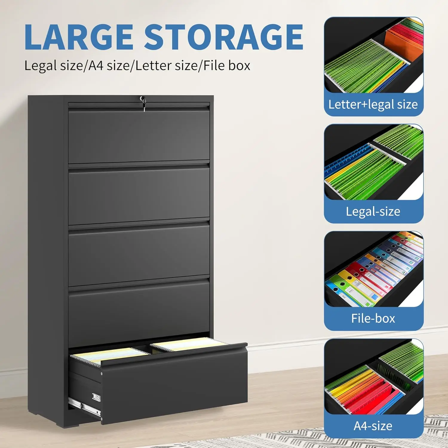 Thumbnail 4 - #19 Best Metal Filing Cabinets to Buy In 2026