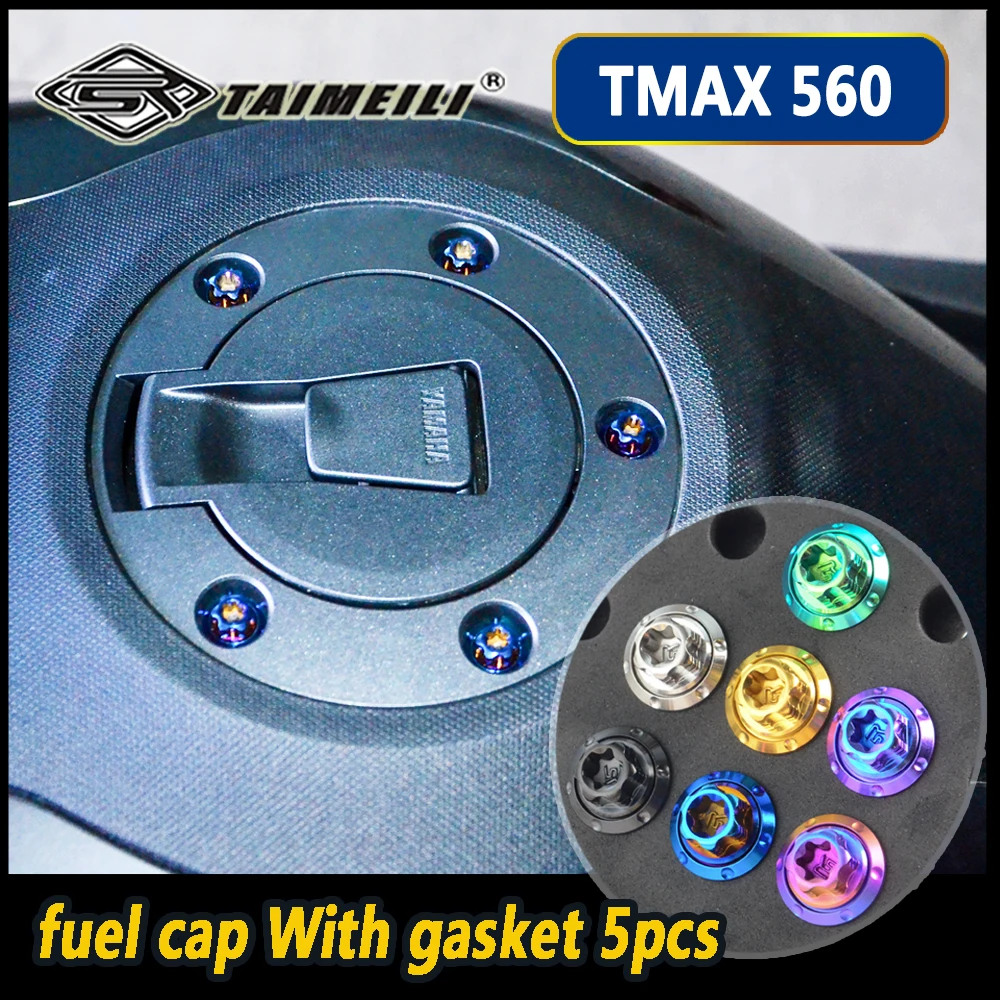 TAIMEILI titanium motorcycle alloy bolts are Adapt for TMAX560 corrosion lightweight modification N0.1