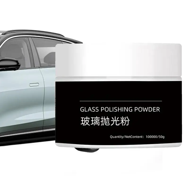 

Auto Glass Polishing Powder Waterproof Anti-Fogging Polishing Compound For Glass 1.76 Oz Glass Scratch Remover Multifunctional