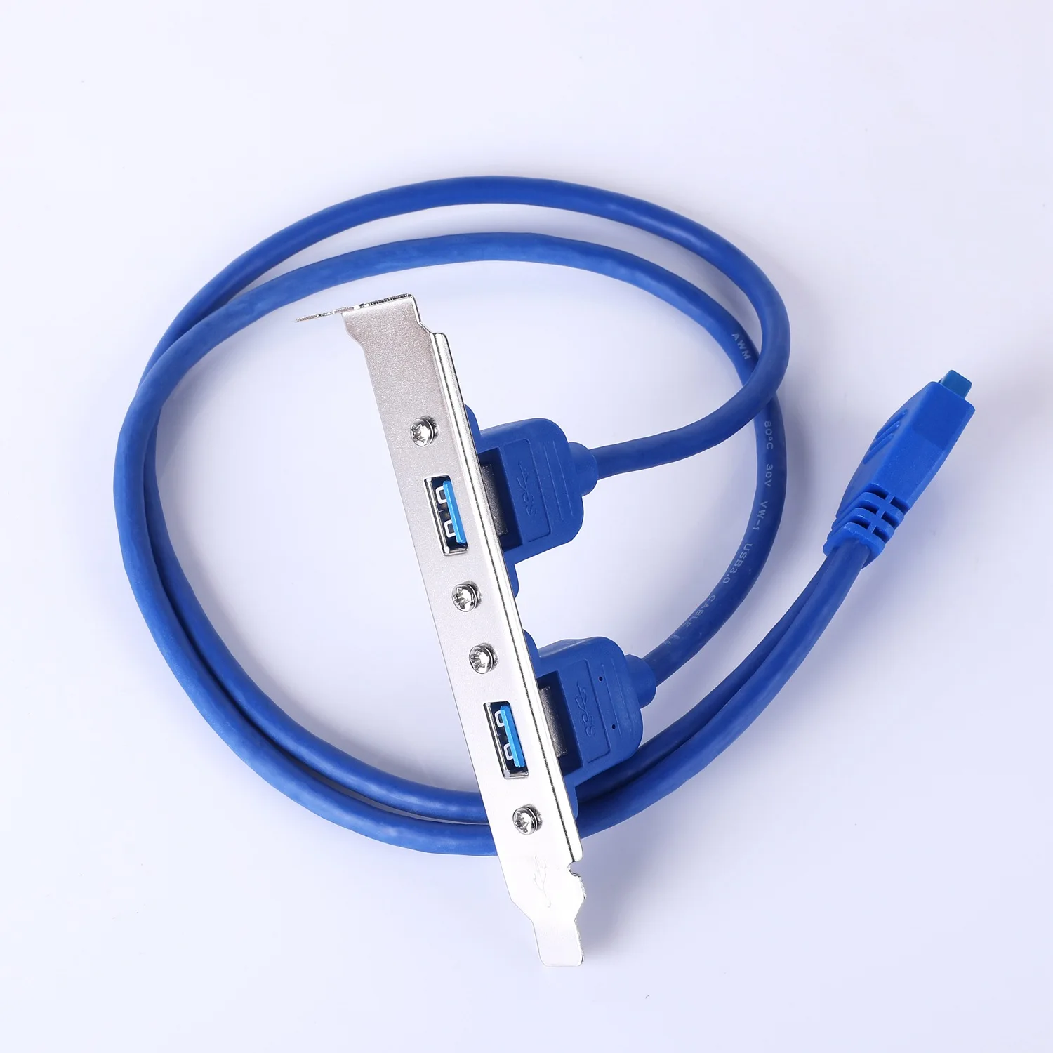 

Well Made-20-Pin To USB 3.0 Dual Port Cable Header, Extend Your USB 3.0 Port On Motherboard To Computer Case Bezel