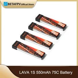 BETAFPV LAVA 1S 550mAh 75C Batería (4PCS)
