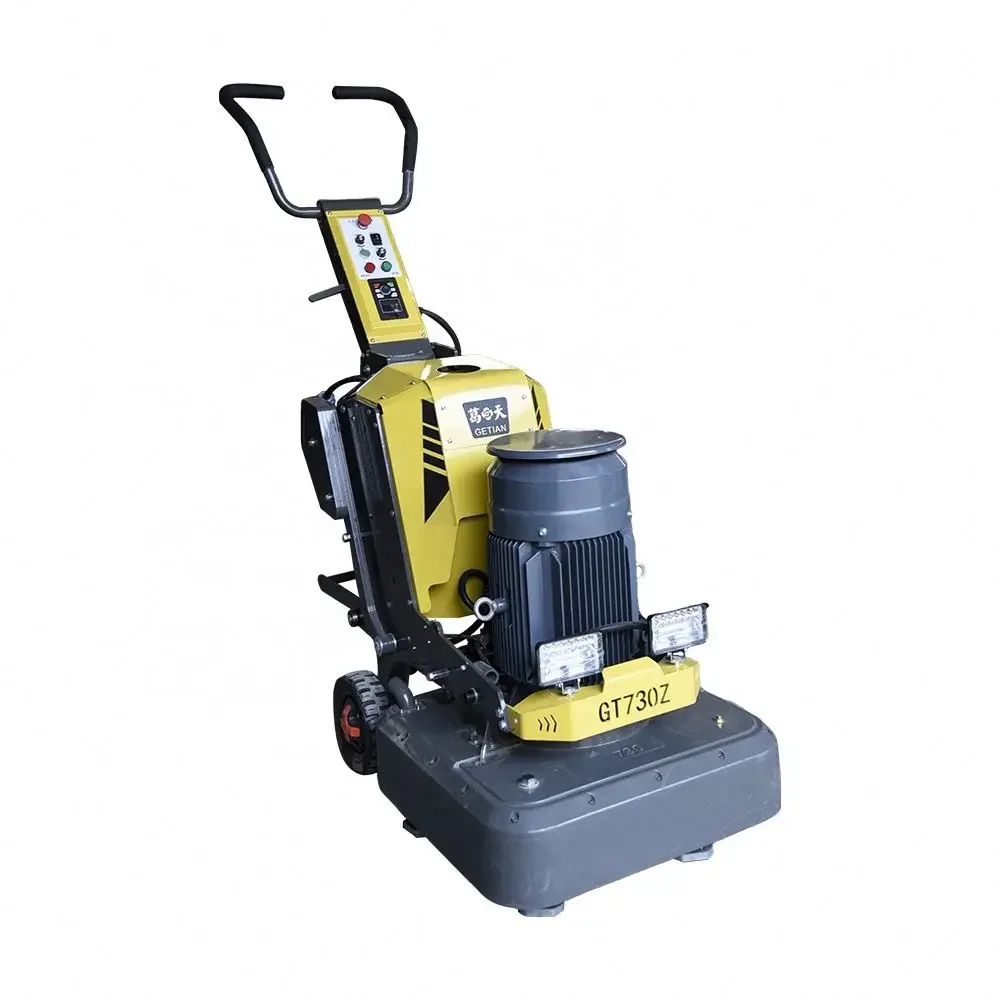 New Portable Electric Concrete Polishing Machine Semi-Automatic Vacuum Floor Grinders For Home Use Core Components Motor Gearbox