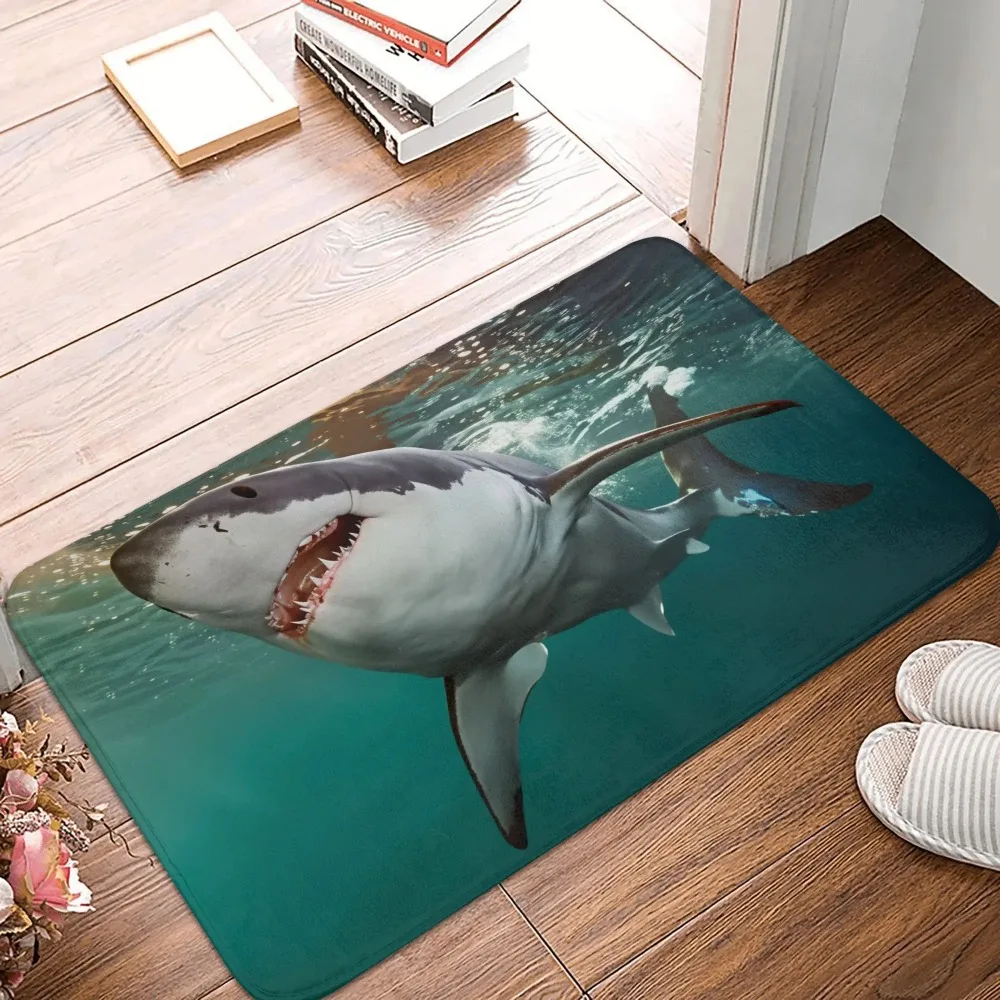 Marine Creatures 3D-gedruckte Fußmatten, weiche und bequeme Willkommensteppiche und leicht zu reinigende Fußmatten für Zuhause, Wohn- und Schlafzimmer