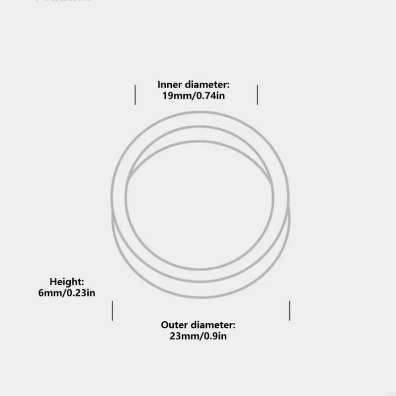 19QE 2 Zählen Sie Wollfilzdichtungen Dichtungsringe für den glatten Betrieb von Kaffees Mahlen