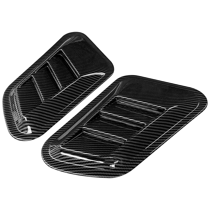 Acessórios exteriores do carro decorativo célula fluxo de ar entrada capô colher capô ventilação capa adesivos estilo para benz glc 260 300 2023