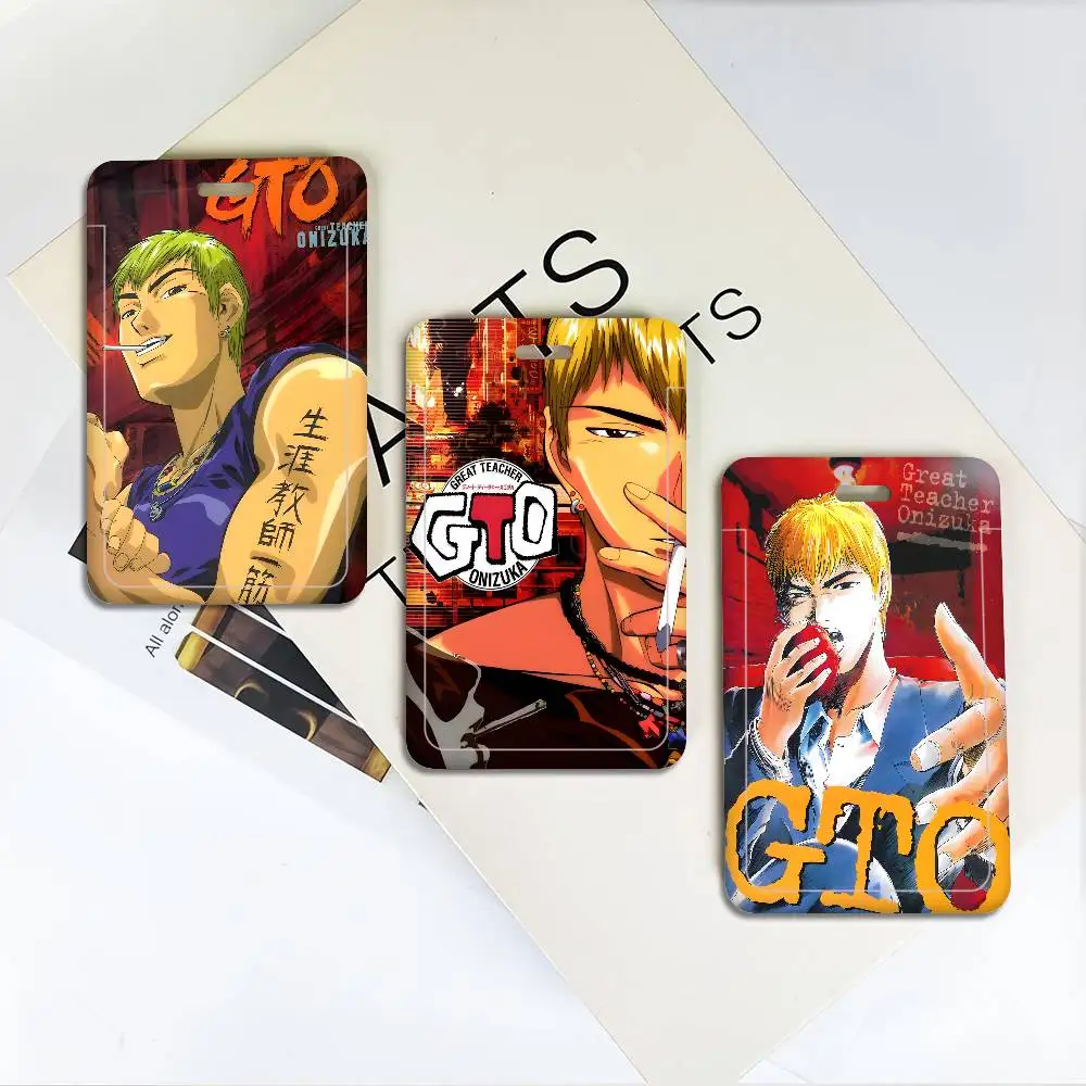 

Держатели для ID-карт и бейджей «Аниме: Отличный учитель Онизука» (GTO) с тематикой аниме, шнурки для карт, чехлы для пропусков, подвесные шнурки, держатели для бейджей, шейные ремешки, держатели для визиток