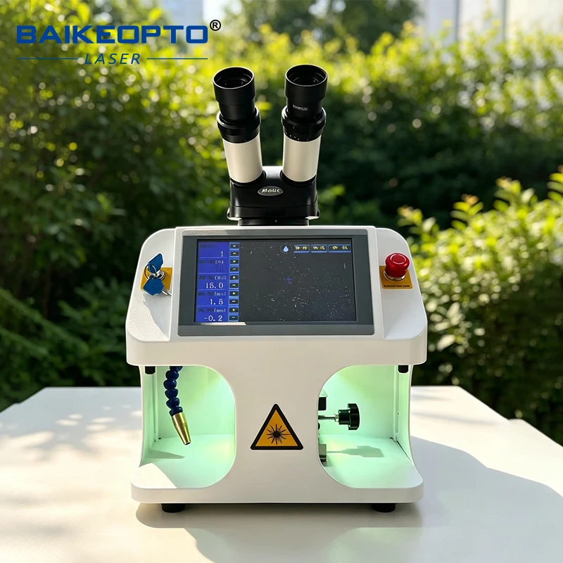BK-JW100A Closed Cabinet Jewellery Processing Laser Welder For Handcraft Gold Silver Jewelry Repair & Manufacturing