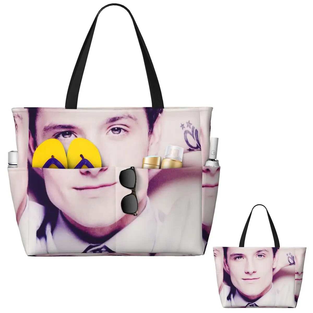 جوش هاتشرسون صافرة ميمي أغنية الموسيقى حقيبة حمل على الشاطئ حقيبة رياضة رياضة اليوغا واق من المطر حقيبة حمل كبيرة المرأة حقيبة سفر حقيبة اللياقة البدنية #2