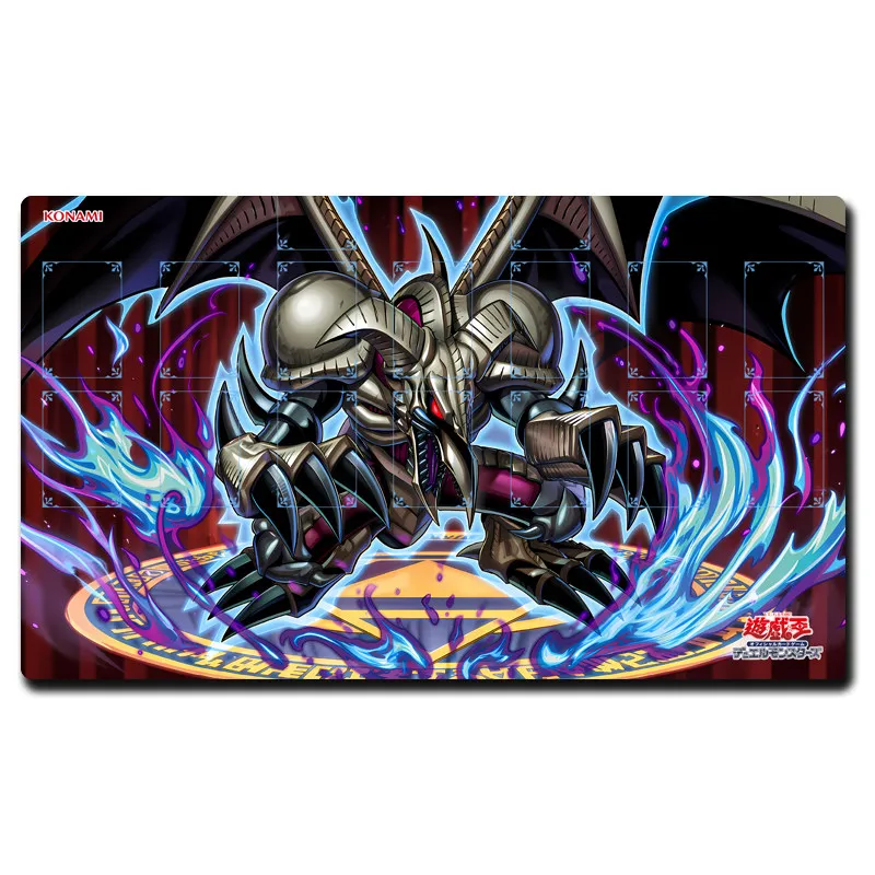 Yugioh Black Skull Dragon Play Mat Yu-Gi-Oh! TCG OCG Trading Card Games Mat Duel Plate Rubber Card Mat Mouse Pad