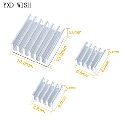 30pcs Aluminum Heat Sink Set Adhesive Raspberry Pi Heatsink Cooler Pure Kit Radiator For Cooling Raspberry Pi 2 B