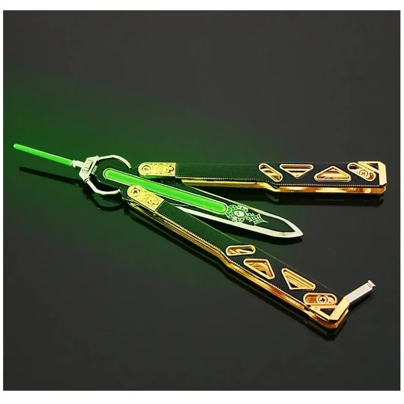 Desk Decoration APEX Hero Power Kid Heirloom Butterfly Knife Training Prop Model 21cm Nightlight Edition Heavy Edition