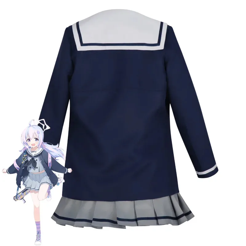 Game Blue Archive Uzawa Reisa Cosplay Costume The Animation Japan and South Korea JK School Uniform Coat Wig Woman Kawaii Suit