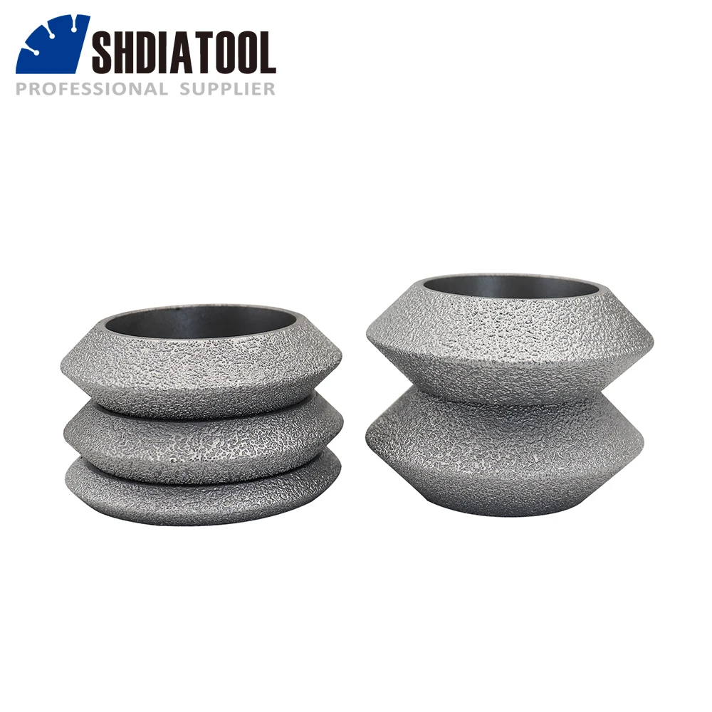 1pc Dia75mm 10/15/20/25/30mm Height Diamond  Grinding Hand Wheel Carving Milling Tile Grinder Marble Granite Edge Profile Cup