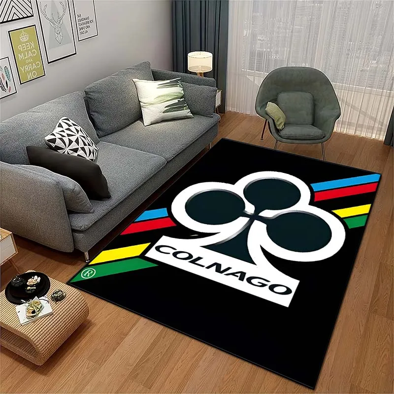 15 Sizes C-Colnago Pattern Rug Living Room Bathroom Mat Creative Door Mat Bedroom Club Area Rug  Living Room Decor Cycling Club