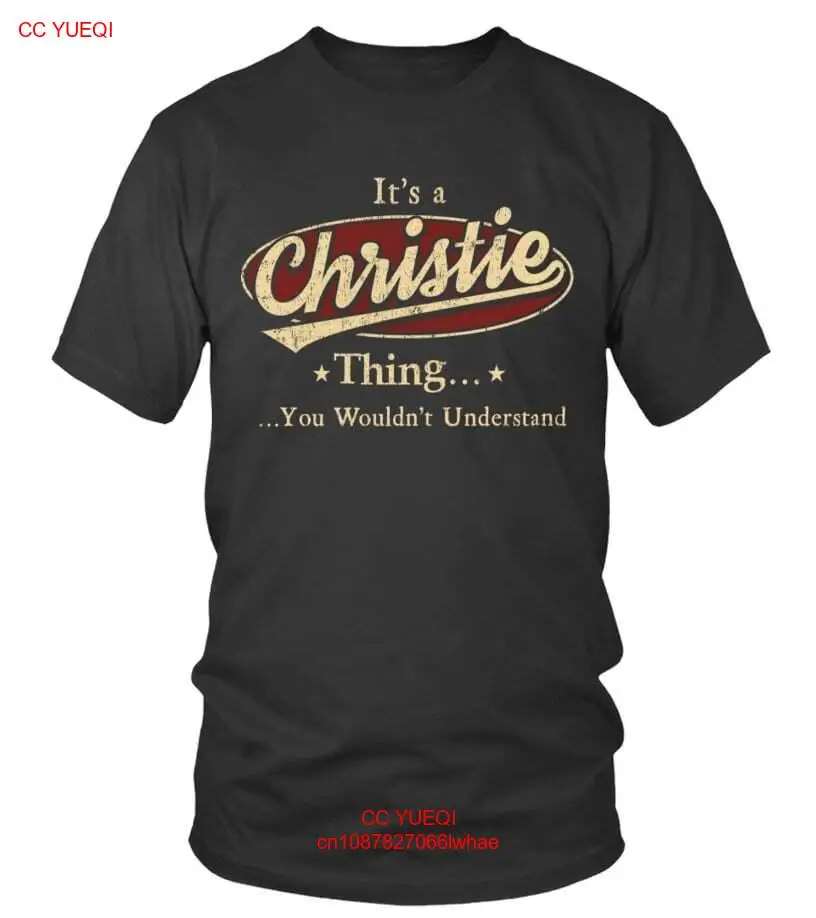 CHRISTIE D1 T-SHIRT SIZE S-5XL