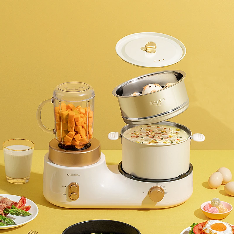 macchina per la colazione macchina per la colazione pentola calda utensili da cucina macchina per la colazione elettrica intelligente portatile 3 in 1