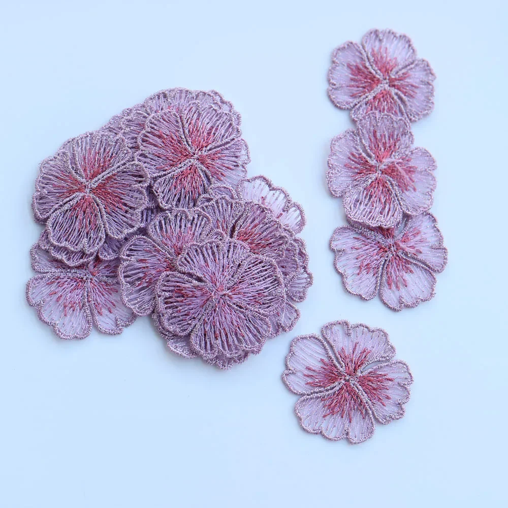 20pc/lot diy craft supplies embroidery flower Patches for clothing Floral patches for bags decorative parches appliques