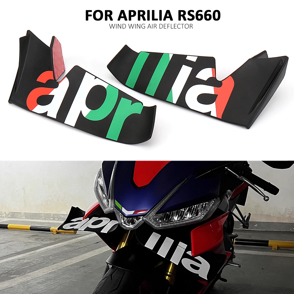 For APRILIA RS 660 RS660 rs660 Motorcycle ABS Front Headlight Fairing Beak Cowl Cover Extender Aerodynamic Winglets