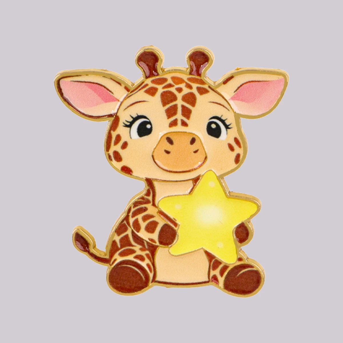 

Cartoon Enamel Pin Cute Giraffe Brooch Pines Lapel Pins Badge on Backpack Clothing Accessories Fashion Jewelry Friends Gifts