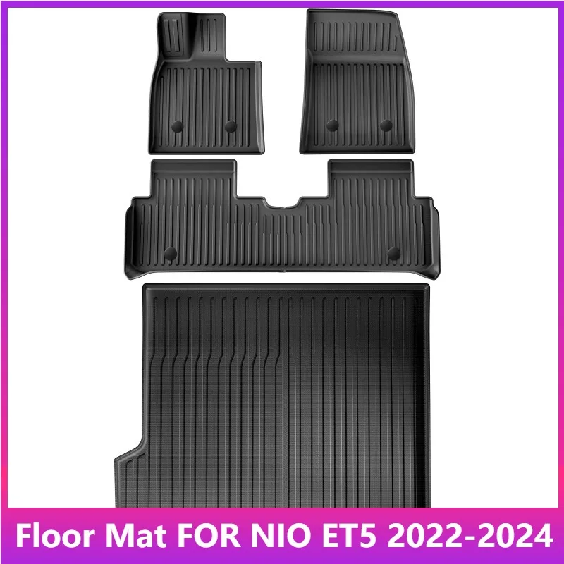 

Floor Mats For NIO ET5 2022-2024 TPE 3D Car Floor Mats Cargo Liner Trunk Pad All-Weather Accessories (Left Rudder)