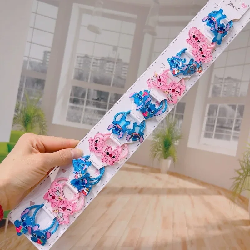 

Disney Lilo & Stitch Anime Hairpin Cartoon Hair Band Kawaii Stitch Rubber Accessoires for Women Children Christmas Birthday Gift