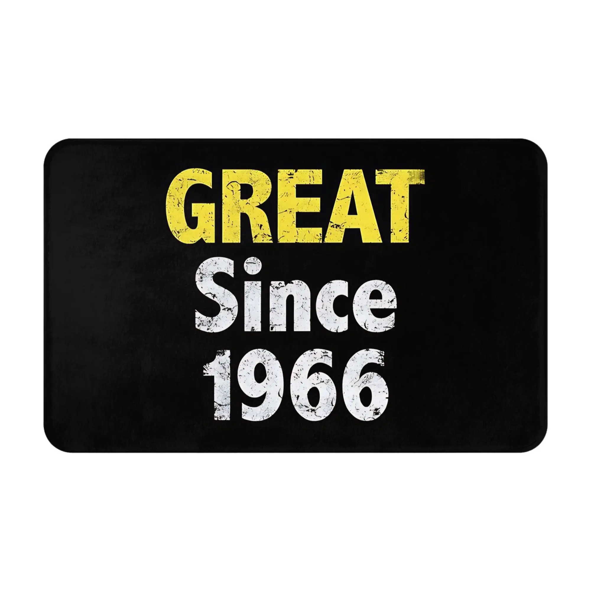 Great Since 1966  Decorations Bath Mat 60th Birthday Doormat Living Room Carpet Outdoor Rug Home Decor