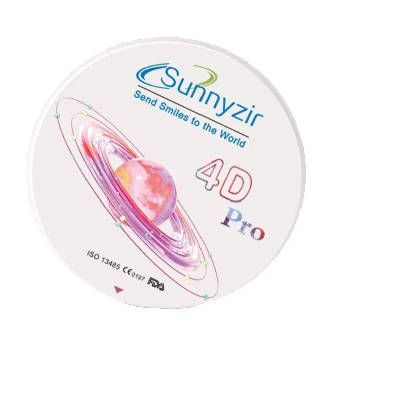 

Sunnyzir Dental Zirconia Multilayer Open System 98*14mm Dental Zirconia Block CAD CAM Transparency 57% Strength ≥1200