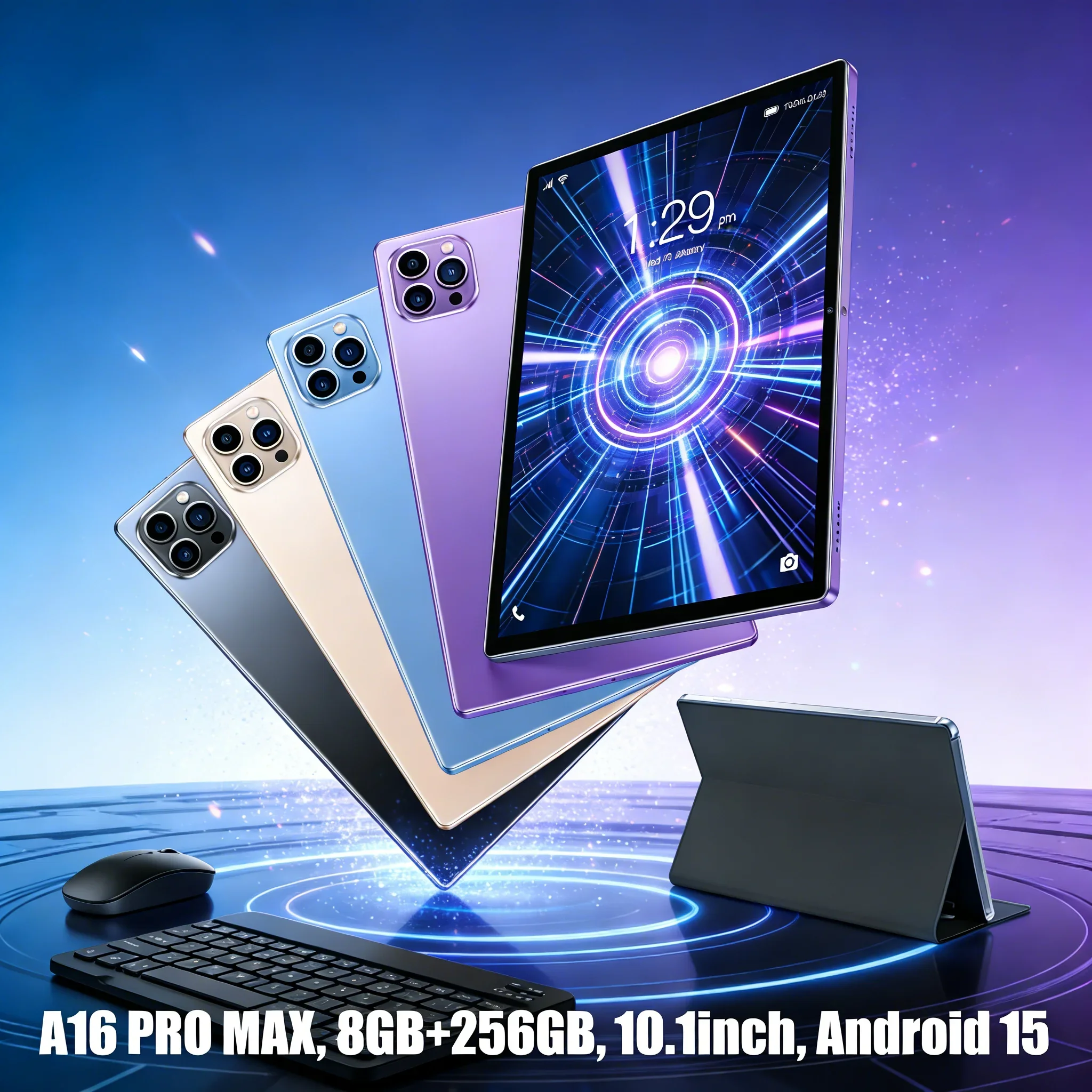 Student Tablet 16 Pro Max Android 15 8GB 256GB Wifi Study Office Gaming Tablet PC