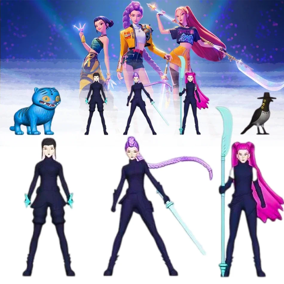 2026~마녀 사냥단 시리즈 5-18개 인형 애니메이션 캐릭터 모델 데스크탑 장식 어린이 할로윈/크리스마스 선물~@