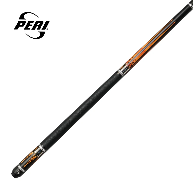 Peri P-D09 Pool Cue Stick 12.55mm Tip 1/2 Canadian Maple Wood Low Deflection Shaft 58