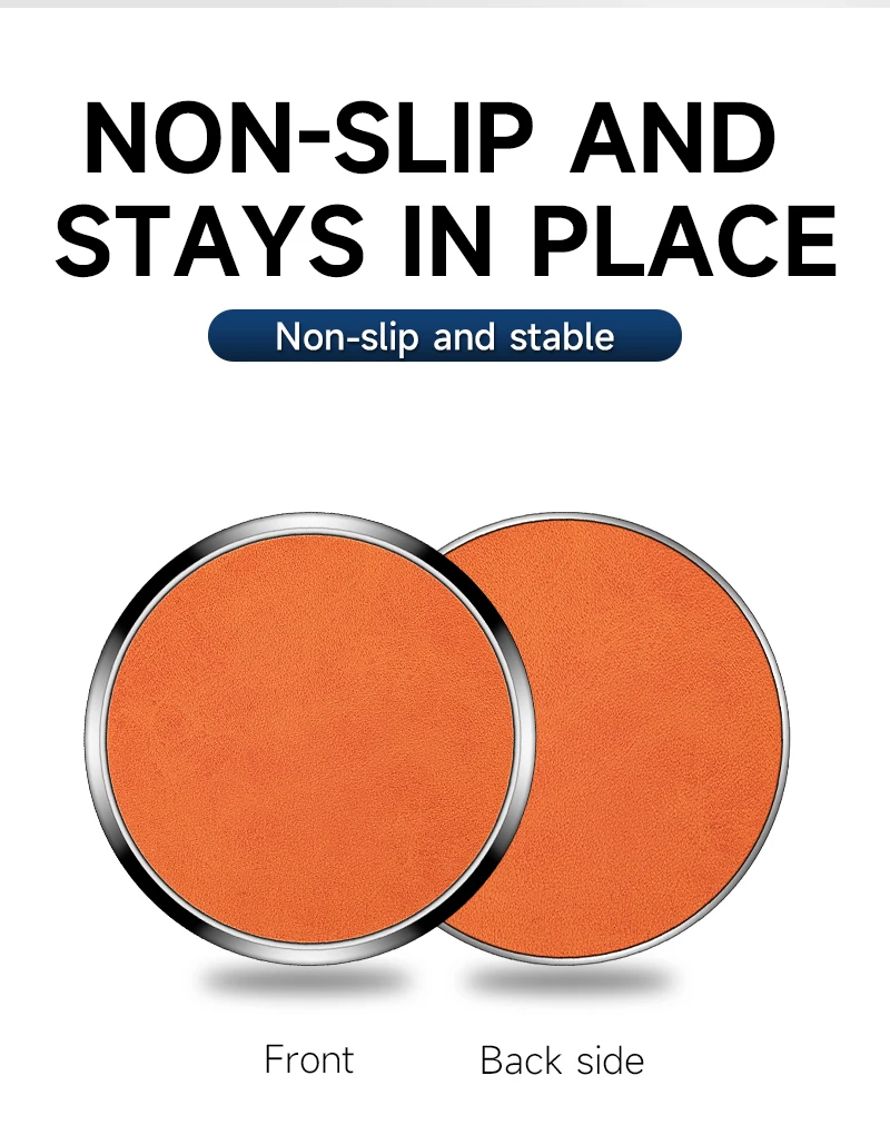 1PC/2PCS 7 Farben Auto Untersetzer Tasse Halter Matten Kreative Anti Slip Pads Auto Innen Zubehör für Die Meisten Tassen 7cm Universal – Detail 11