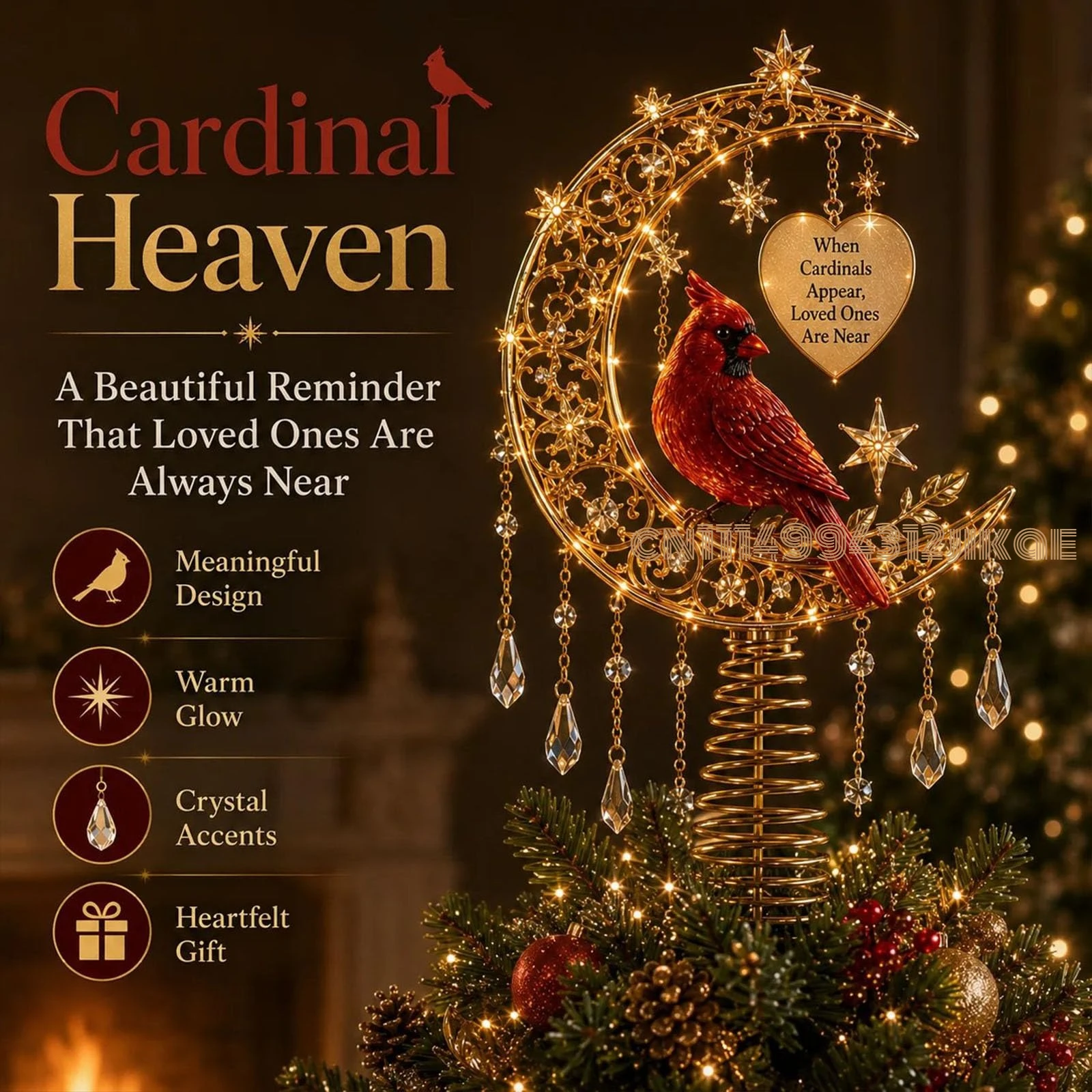 Lighted Memorial Christmas Tree Toppers 4