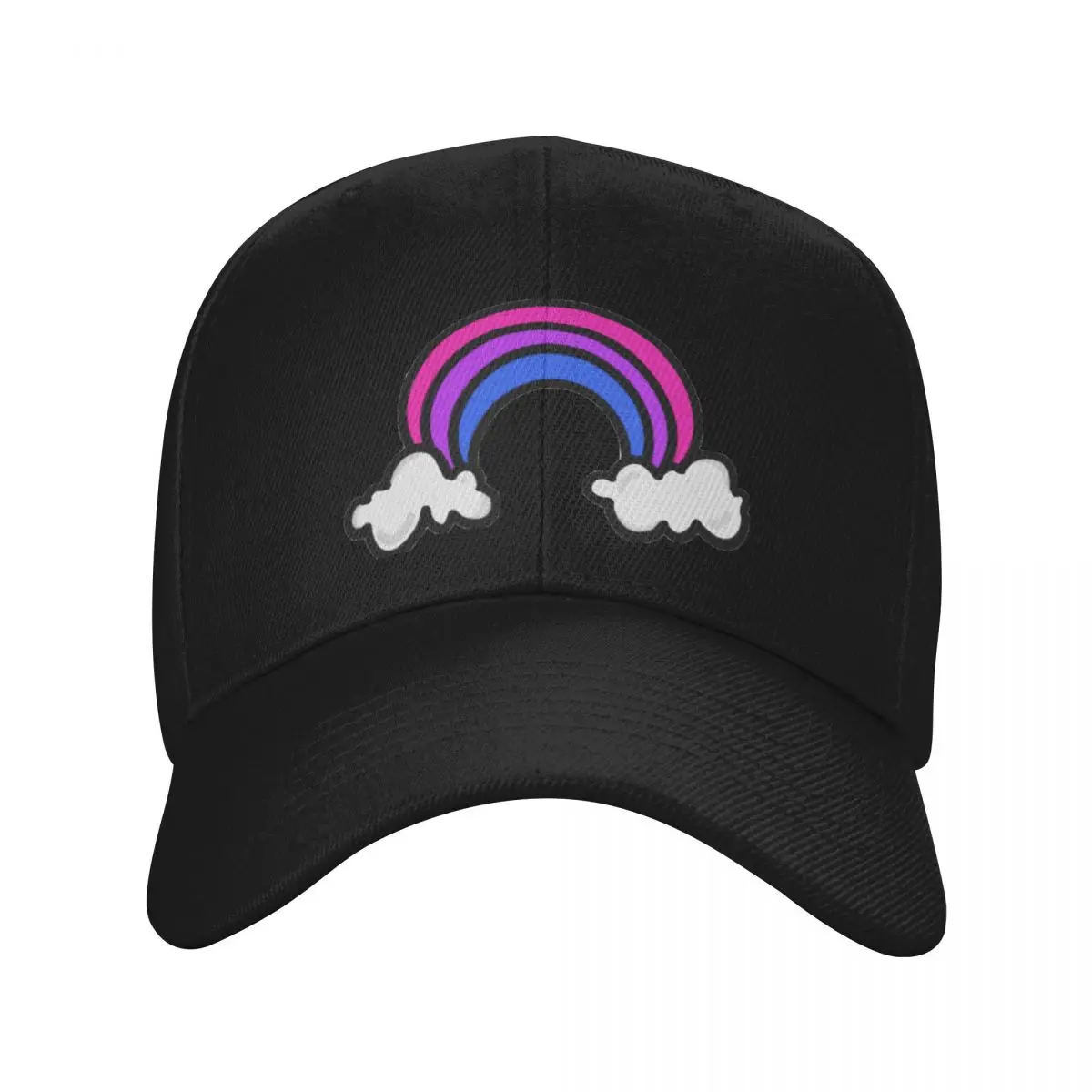 Bisexual Rainbow Baseball Cap Golf Hat Man Beach Outing Women's Men's