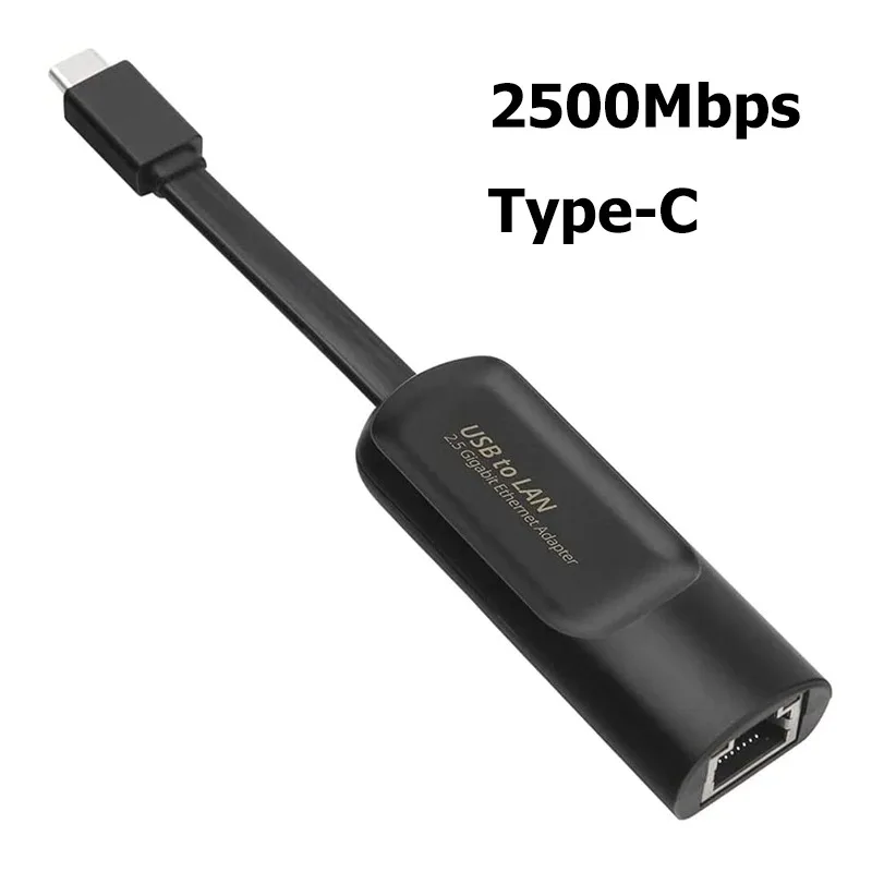 2500 Mbit/s Ethernet-Adapter 2,5 G USB 3.0 Typ C auf RJ45-Netzwerkkarte, kabelgebundener Ethernet-Gigabit-Adapter, Lan-Karten-Hub für MacBook iPad – Detail 7
